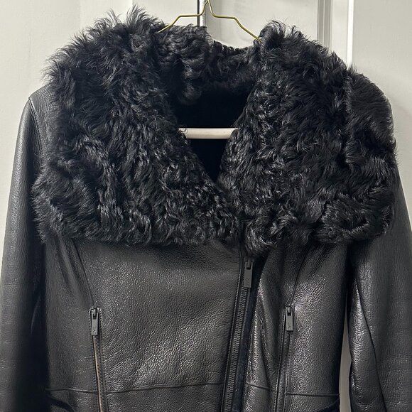 Zac Posen Women's Shearling Jacket - Picture 2 of 8